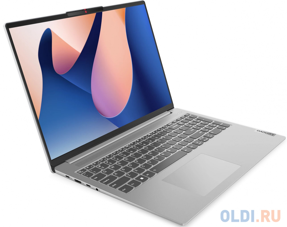 Ноутбук Lenovo IdeaPad Slim 5 16IRL8 Core i5 13420H 16Gb SSD512Gb Intel UHD Graphics 16" IPS 2.5K (2560x1600) noOS l.grey WiFi BT Cam (82XF004TRK - фото 2
