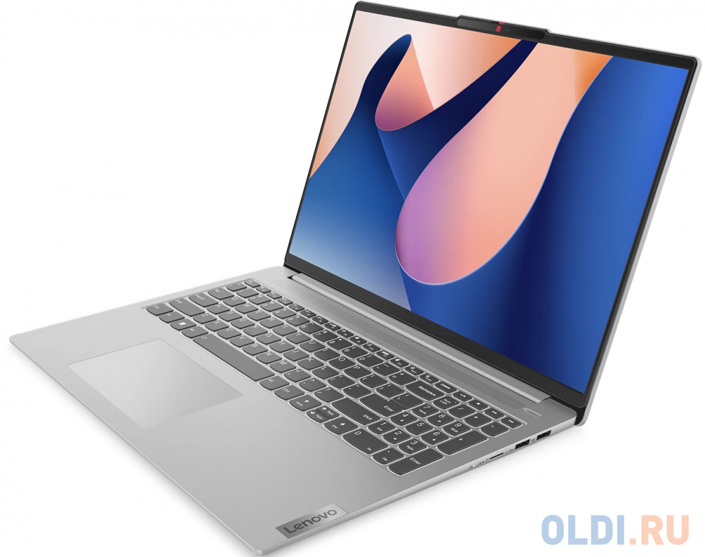 Ноутбук Lenovo IdeaPad Slim 5 16IRL8 Core i5 13420H 16Gb SSD512Gb Intel UHD Graphics 16" IPS 2.5K (2560x1600) noOS l.grey WiFi BT Cam (82XF004TRK - фото 3