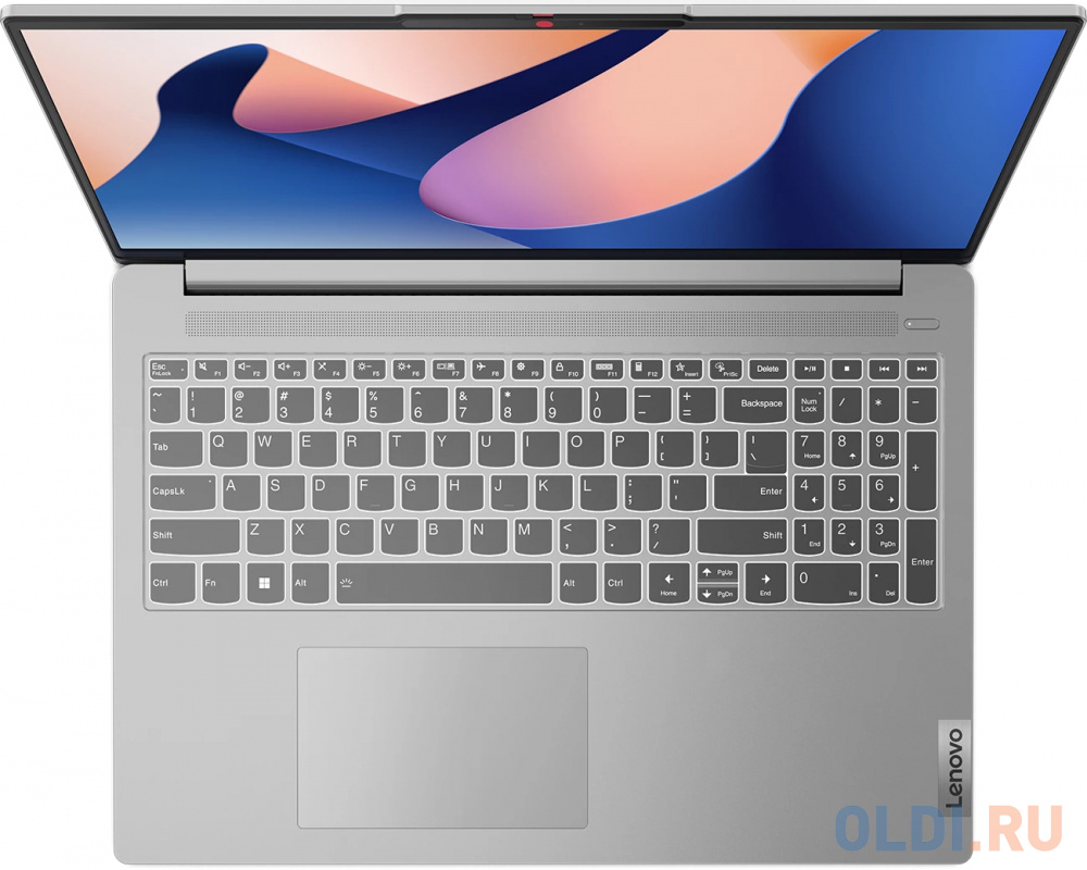 Ноутбук Lenovo IdeaPad Slim 5 16IRL8 Core i5 13420H 16Gb SSD512Gb Intel UHD Graphics 16" IPS 2.5K (2560x1600) noOS l.grey WiFi BT Cam (82XF004TRK - фото 5