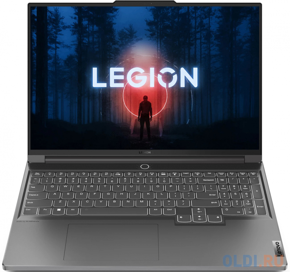 Ноутбук Lenovo Legion Slim 7 16APH8 Ryzen 7 7840HS 16Gb SSD1Tb NVIDIA GeForce RTX4060 8Gb 16" IPS 3.2K (3200x2000) noOS grey WiFi BT Cam (82Y4001