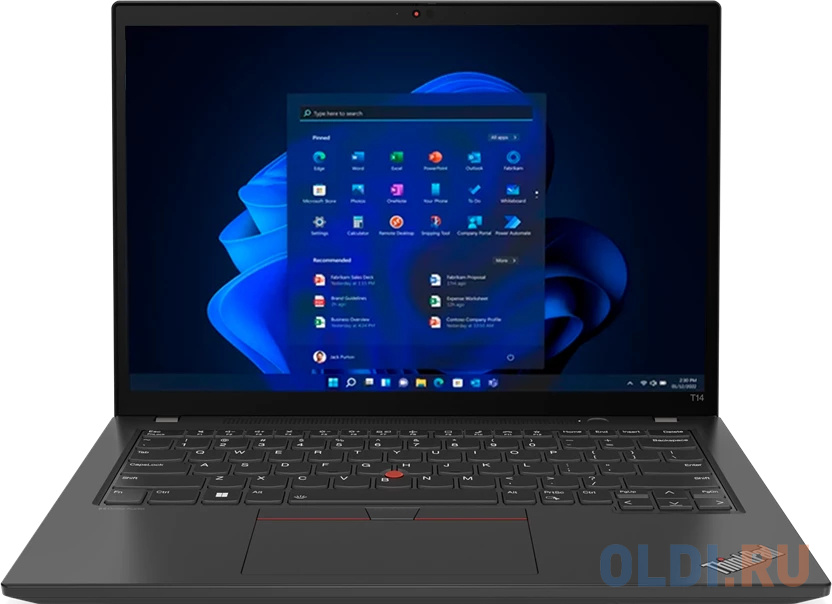

ThinkPad T14 Gen4 14" WUXGA (1920x1200) IPS 300N, i5-1335U, 16GB DDR5 5200, 512GB SSD M.2, Intel Iris Xe, WiFi, BT, FPR, 5.0 Cam, 52.5Wh, 65W USB