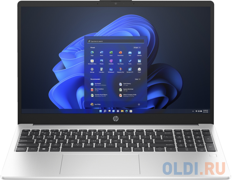 

HP 250 G10 Core i7 1355U/8Gb/512Gb SSD/15.6" FullHD/DOS Silver, Серебристый