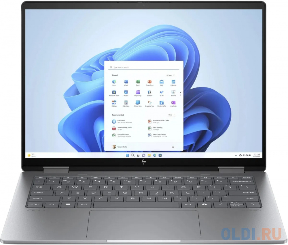 

Ноутбук HP Envy x360 14-fc0016ci A16K6EA 14", Серебристый