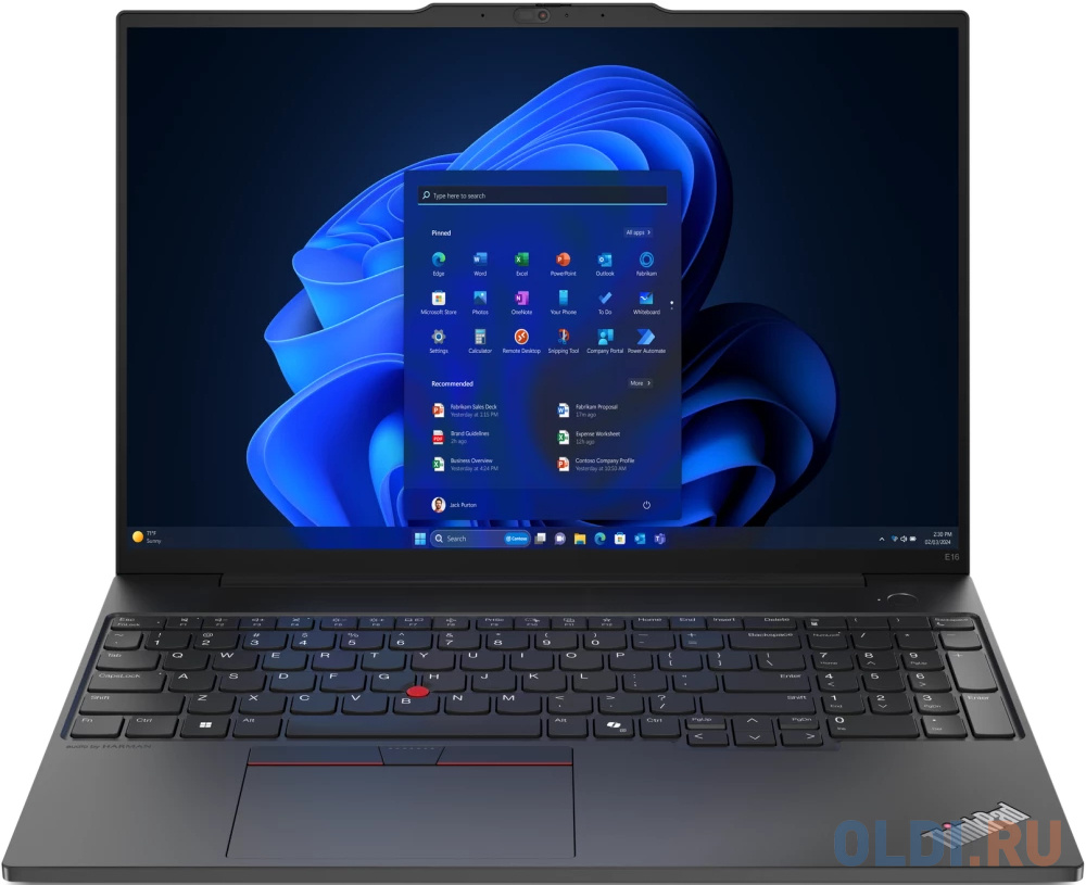 

Ноутбук Lenovo ThinkPad E16 Gen 2 21MBS12V00 16", Черный