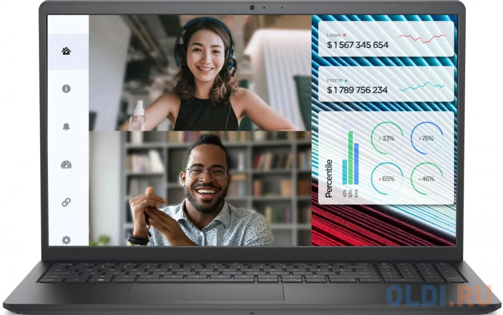 

Ноутбук DELL Vostro 3520 3520-3652 15.6", Черный