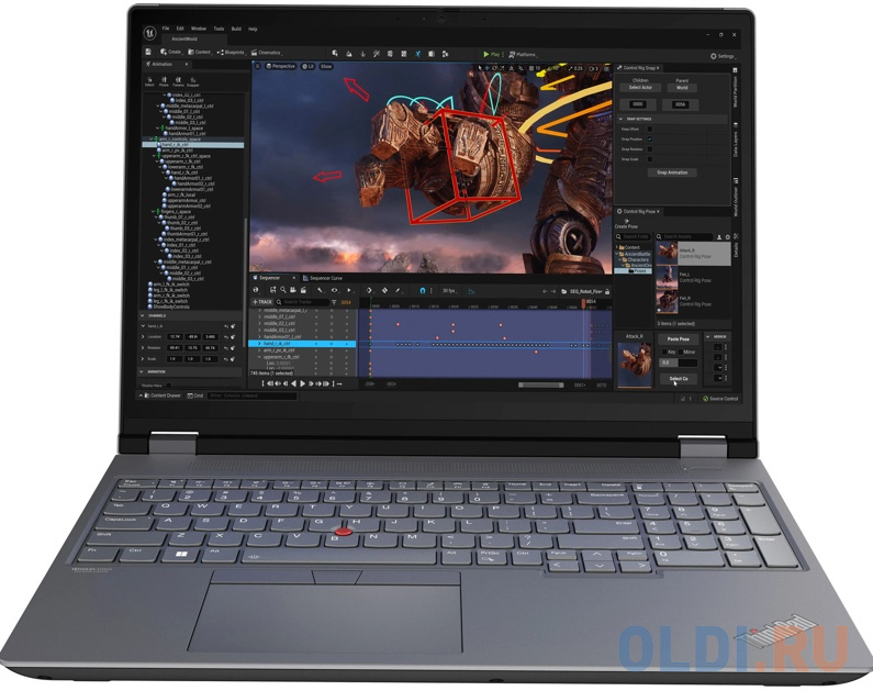 

Ноутбук/ Lenovo ThinkPad P16 G2 16" WQUXGA (3840 x 2400) IPS 100%DCI-P3 800 nits, Intel i7-14700HX, 32GB DDR5, 1TB SSD, NVIDIA RTX™ 2000 Ada 8GB