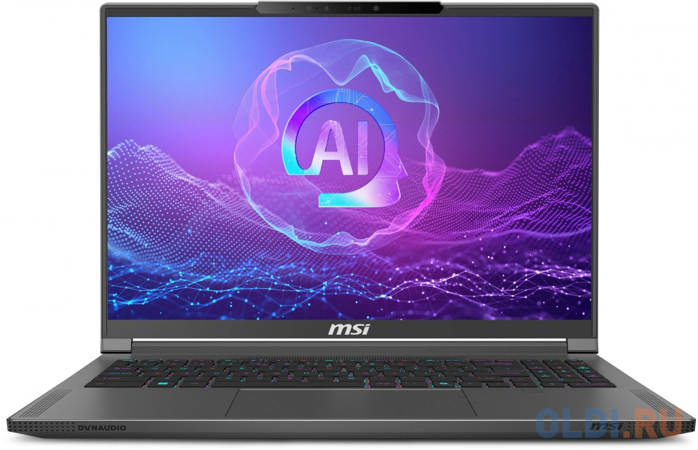Ноутбук MSI Creator A16 AI+ A3HVGG-268RU Ryzen AI 9 365 32Gb SSD2Tb NVIDIA GeForce RTX4070 8Gb 16" IPS QHD+ (2560x1600) Windows 11 Home grey WiFi - 9S7-15FK14-268
