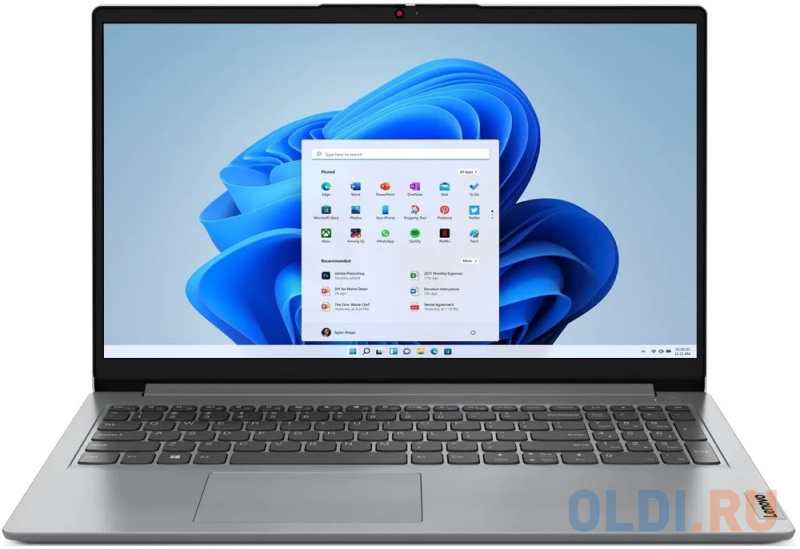 

Ноутбук Lenovo IdeaPad 1 15AMN7 82VG00UAIN 15.6", Серый