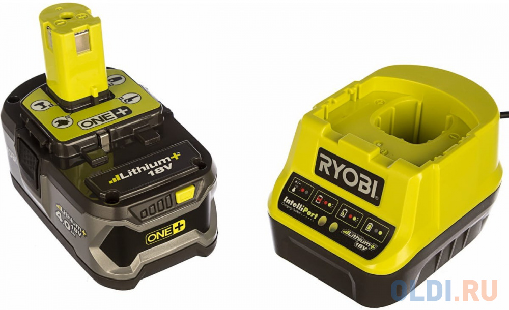 Набор аккумулятор и зарядное устройство ONE+ RC18120-140 для Ryobi Li-ion Подходит любому инструменту Ryobi 18В ONE+ RC18120-140 ONE+ RC18120-140 - фото 4