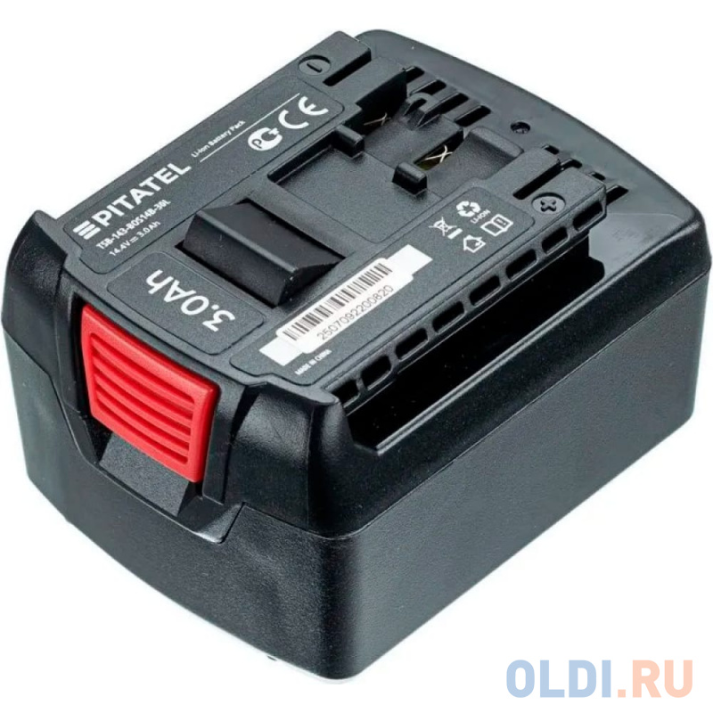 

Аккумуляторная батарея PITATEL TSB-143-BOS14B-30L (BOSCH p/n BAT607/BAT614), Li-Ion 14,4V 3.0Ah