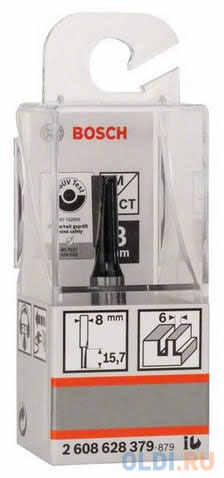

Фреза пазовая Bosch Std S8/D6/L16 2608628379