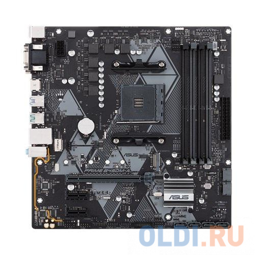 

Материнская плата ASUS PRIME B450M-A <AM4, AMD B450, 4*DDR4, 1xPCI-E x16, 2xPCI-E x1, SATA3, DVI,D-SUB, HDMI, COM,GBLan, mATX, Retail