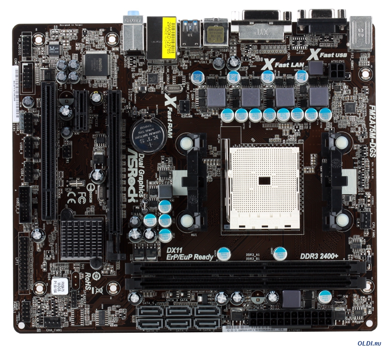 Asrock fm2a75m dgs не запускается