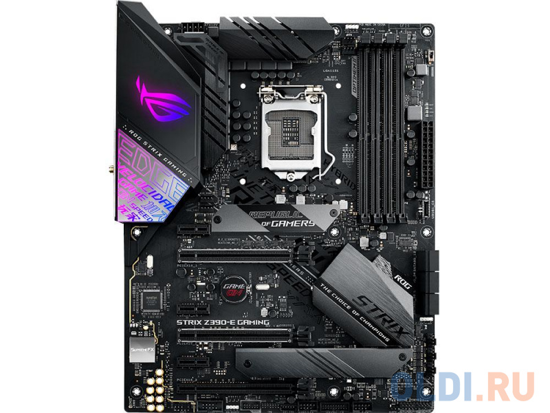 

Мат. плата ASUS ROG STRIX Z390-E GAMING <S1151v2, iZ390, 4xDDR4, 3xPCI-Ex16, 3xPCI-Ex1, DP, HDMI, SATAIII+RAID, M.2, GB Lan, WiFi+Bt, USB3.1, mATX, Re