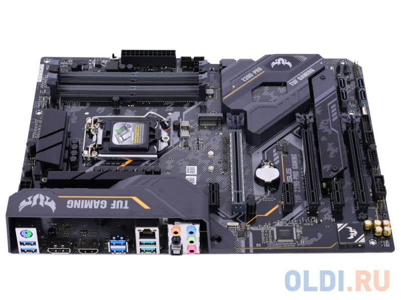 

Материнская плата ASUS TUF Z390-PRO GAMING <S1151v2, iZ390, 4*DDR4, 2*PCIe 3.0x16, 1xPCIe 3.0x16, 3*PCIe 3.0x1 , SATA3, Vlan, HDMI, DVI-D, PS/2, 4xUSB3.1