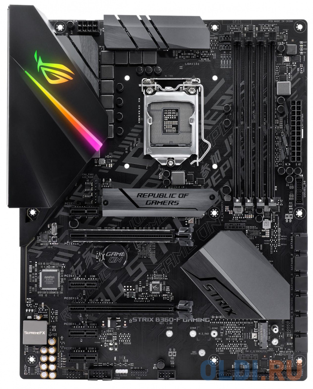 Материнская плата asus rog strix b360 h gaming какие процессоры поддерживает