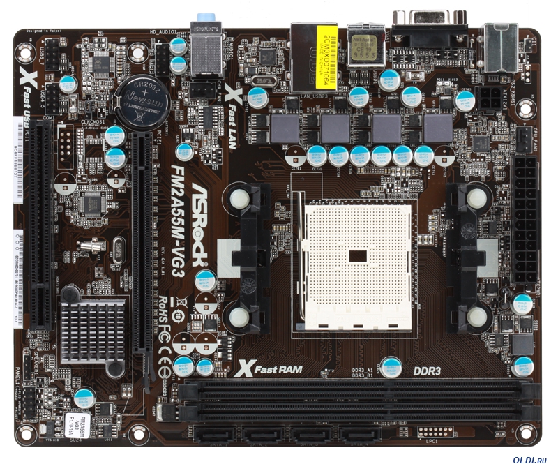 Asrock fm2a55m vg3 какие процессоры поддерживает