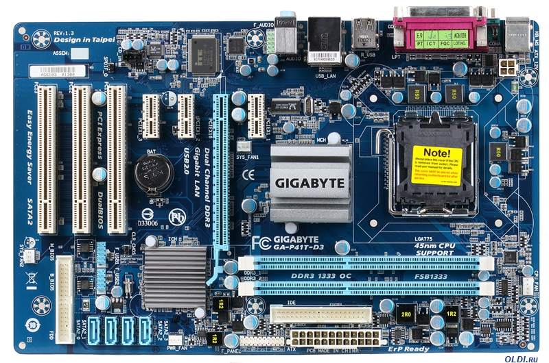 Gigabyte ga p41t d3p схема подключения