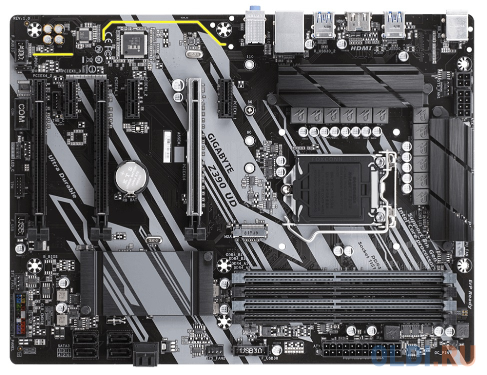 Gigabyte z390d не запускается