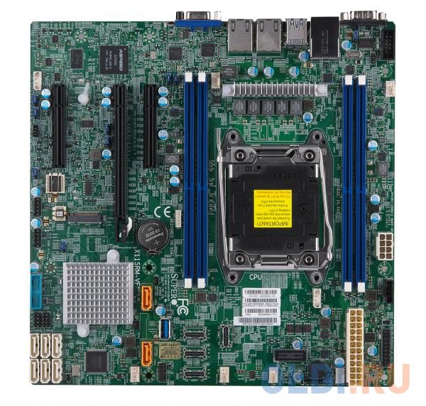

Материнская плата Supermicro MBD-X11SRM-VF-O Socket 2066 Intel C422 4xDDR4 1xPCI-E 16x 2xPCI-E 8x 8 mATX