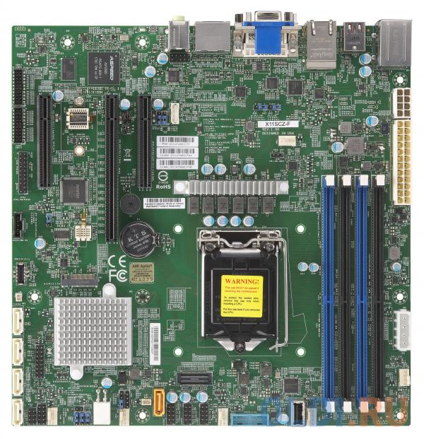 

Материнская плата Supermicro MBD-X11SCZ-F-O