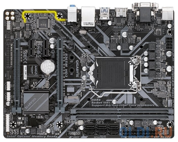 

Материнская плата GigaByte B365M HD3