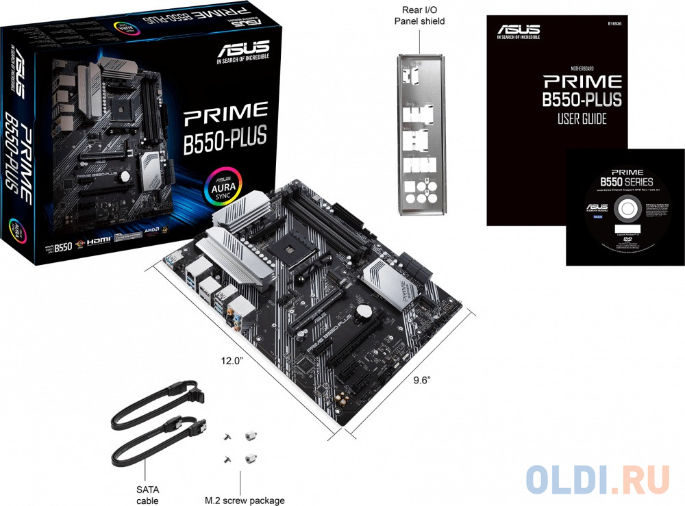 Материнская плата ASUS PRIME B550-PLUS фото