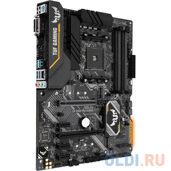 

Мат. плата ASUS TUF B450-PRO GAMING <AM4, AMD B450, 4xDDR4, PCI-Ex16, 3xPCI-Ex1, DVI, HDMI, SATAIII+RAID, M.2, GBLan, ATX, Retail>