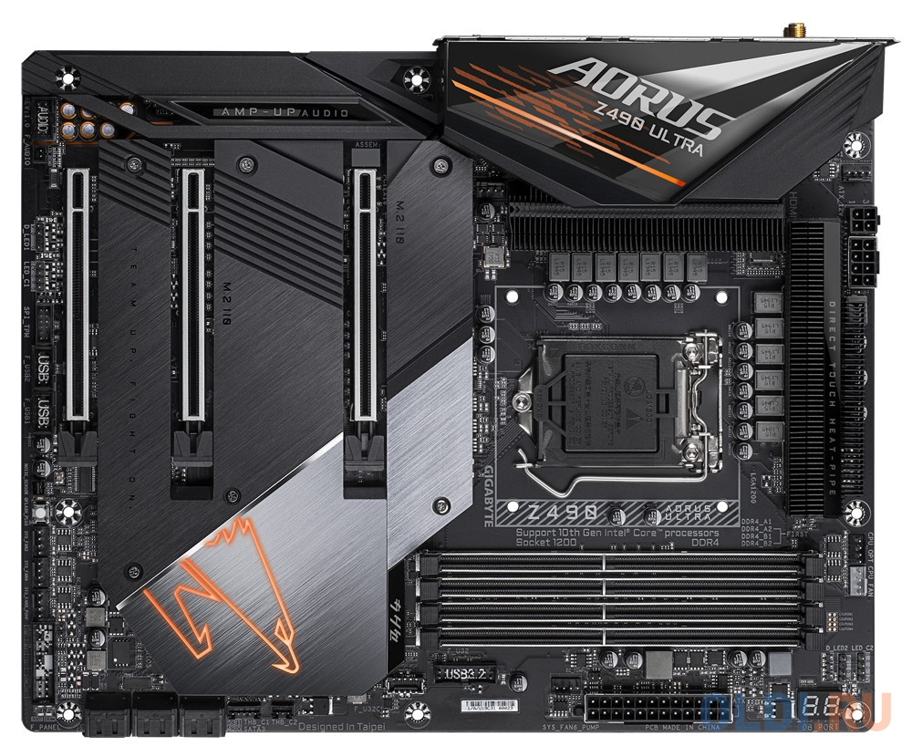 

Материнская плата GigaByte Z490 AORUS ULTRA Socket 1200 Z490 4xDDR4 3xPCI-E 16x 6 ATX Retail