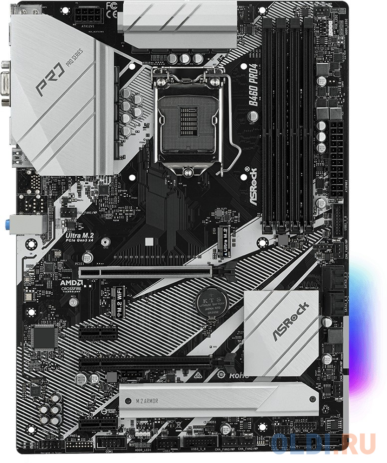 

Материнская плата ASRock B460 Pro4 Socket 1200 B460 4xDDR4 2xPCI-E 16x 2xPCI-E 1x 6 ATX Retail