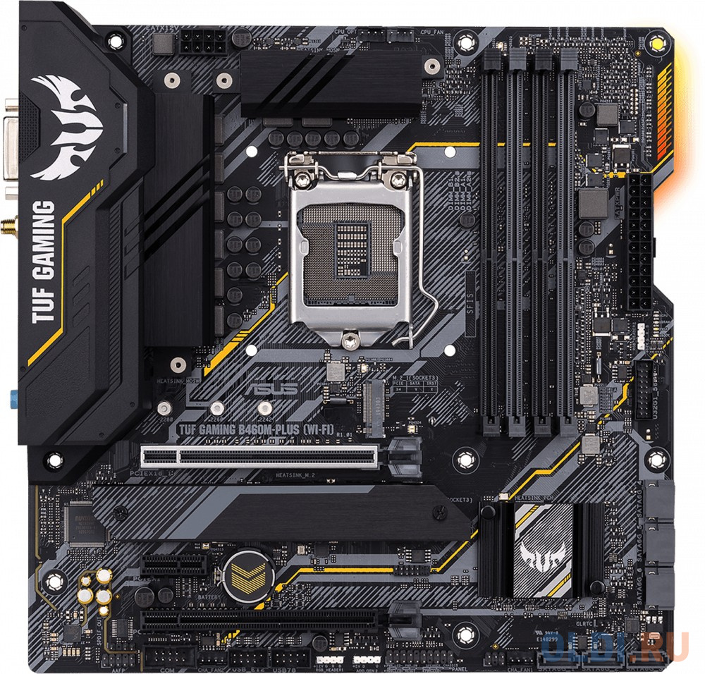 

Материнская плата ASUS TUF GAMING B460M-PLUS (WI-FI) Socket 1200 B460 4xDDR4 2xPCI-E 16x 1xPCI-E 1x 6 mATX Retail 90MB1440-M0EAY0