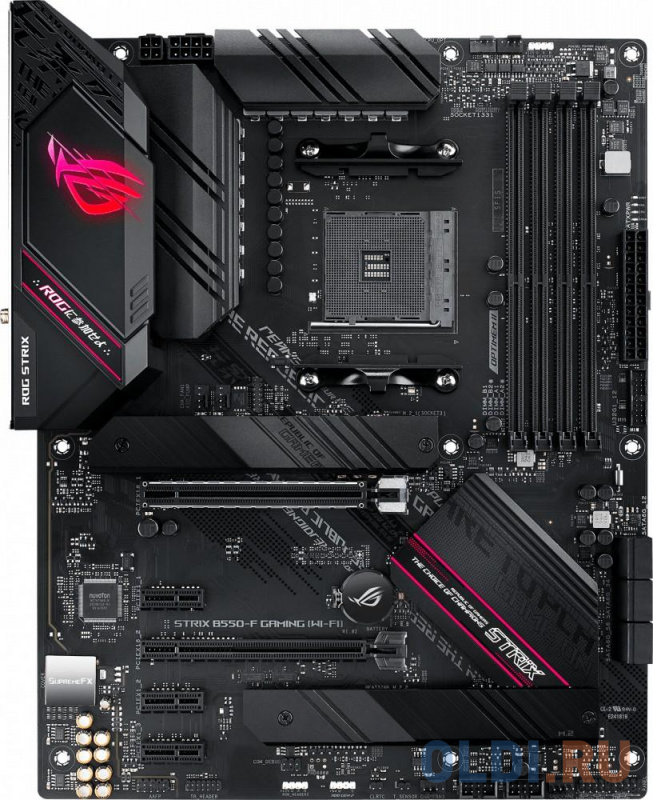 

Материнская плата ASUS ROG STRIX B550-F GAMING (WI-FI) Socket AM4 AMD B550 4xDDR4 2xPCI-E 16x 3xPCI-E 1x 6 ATX Retail