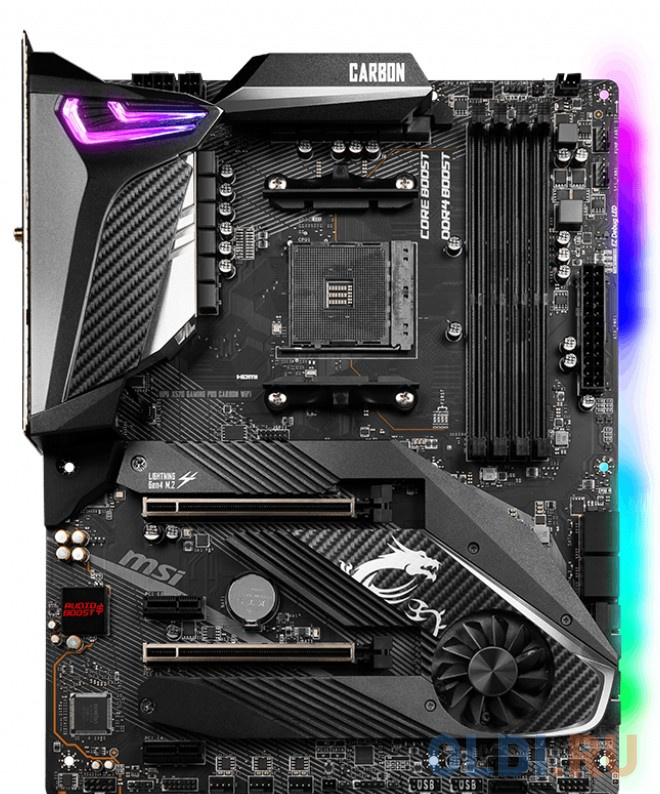 

Материнская плата MSI MPG X570 GAMING PRO CARBON WIFI Socket AM4 AMD X570 4xDDR4 1xPCI-E 16x 2xPCI-E 1x 1xPCI-E 4x 4 ATX Retail
