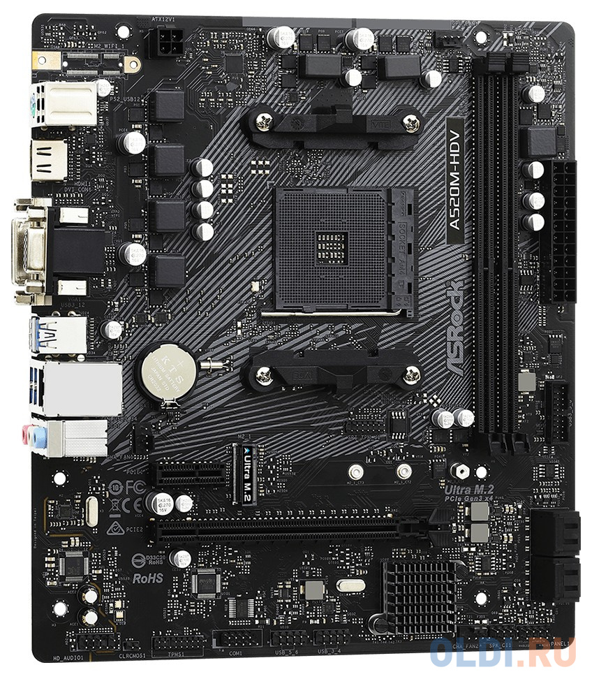 Материнская плата ASRock A520M-HDV фото