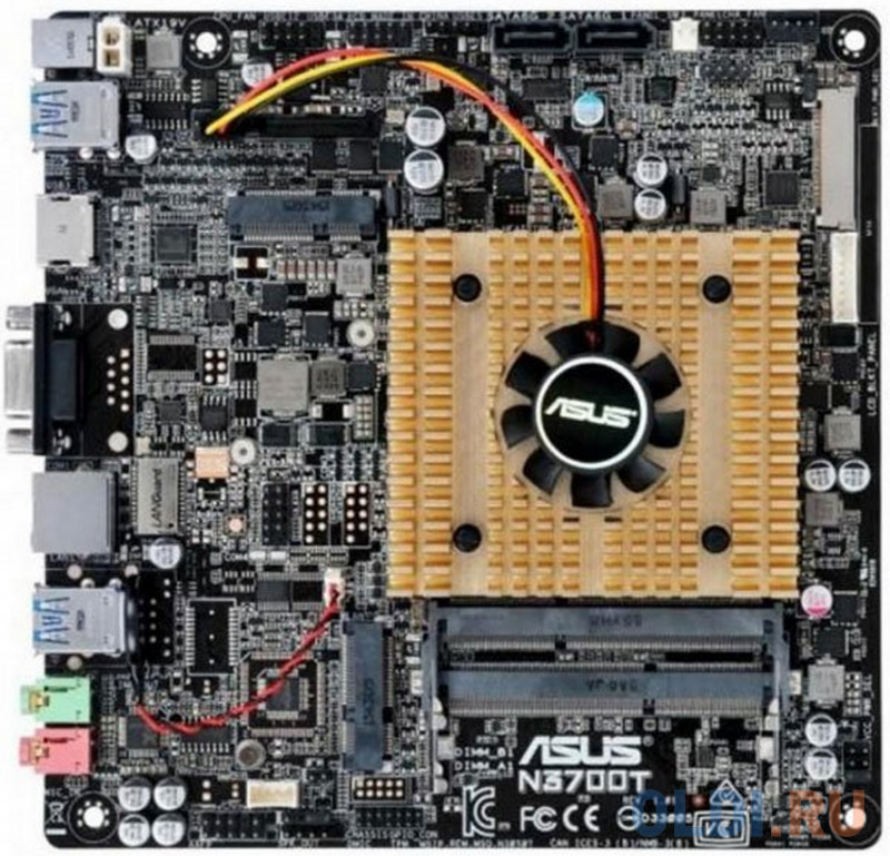 

Материнская плата ASUS N3700T/C/SI с процессором Intel 2xDDR3 2xSATAIII mini-ITX OEM