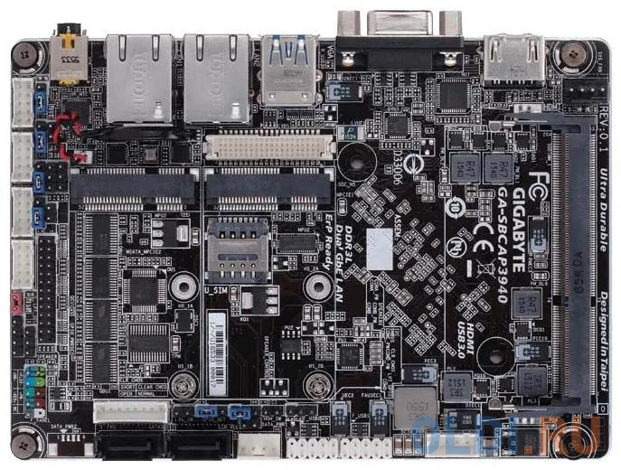 

Материнская плата GIGABYTE GA-SBCAP3940 (Atom x5-E3940 SoC, SBC 146x102mm)