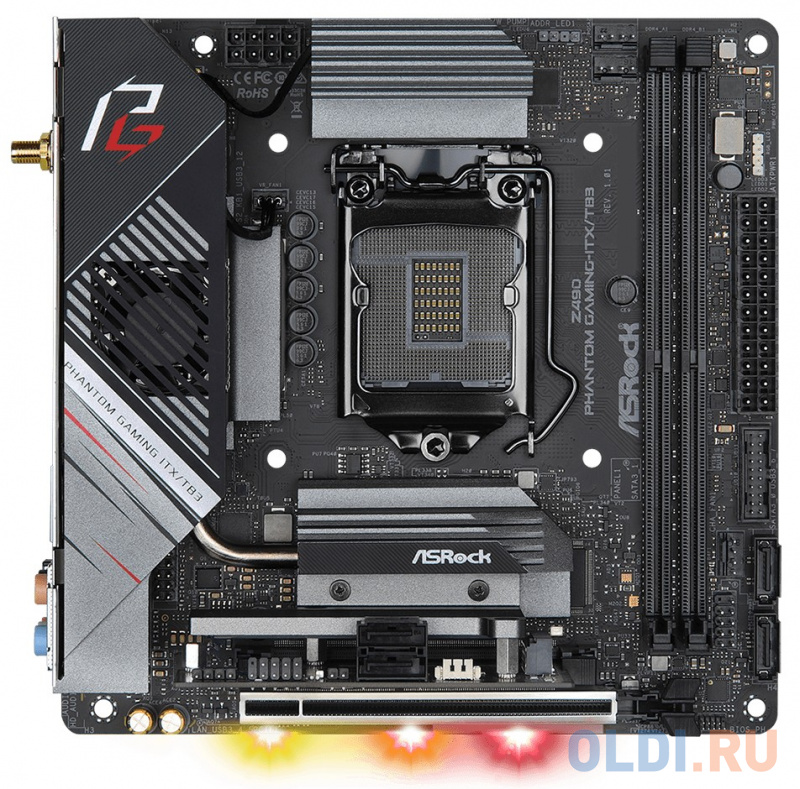 

Материнская плата ASRock Z490 PHANTOM GAMING-ITX/TB3 Socket 1200 Z490 2xDDR4 1xPCI-E 16x 4 mini-ITX Retail