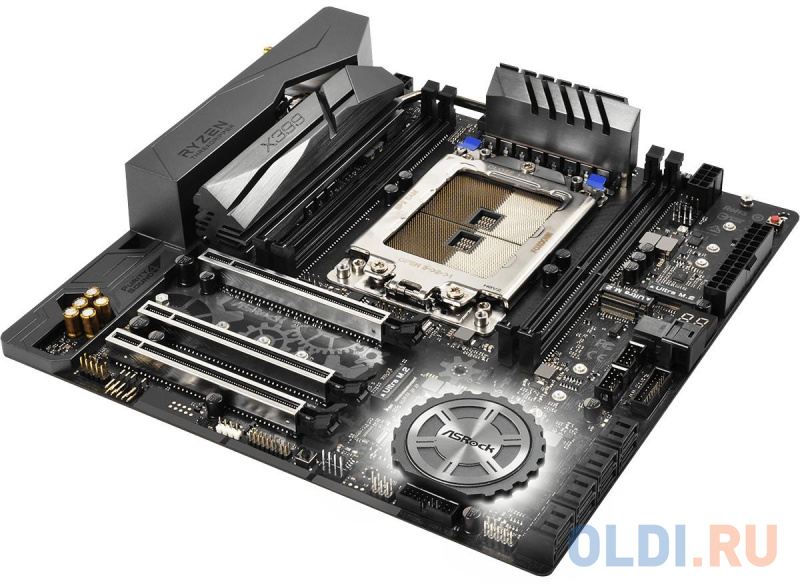 Материнская плата ASRock X399M TAICHI Socket TR4 AMD X399 4xDDR4 3xPCI-E 16x 8 mATX Retail фото