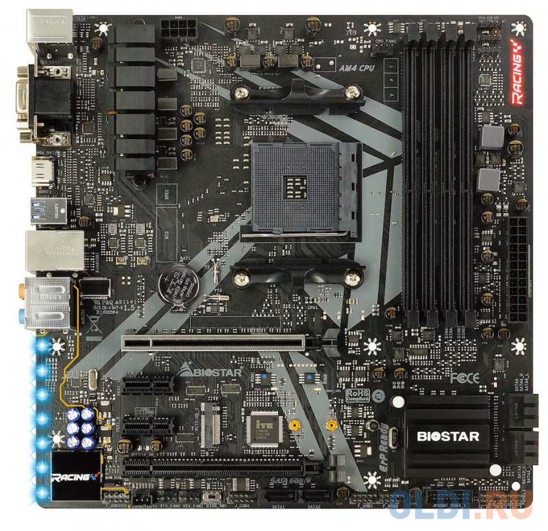 

Материнская плата BIOSTAR B450GT3 Socket AM4 AMD B450 4xDDR4 2xPCI-E 16x 2xPCI-E 1x 6 mATX Retail