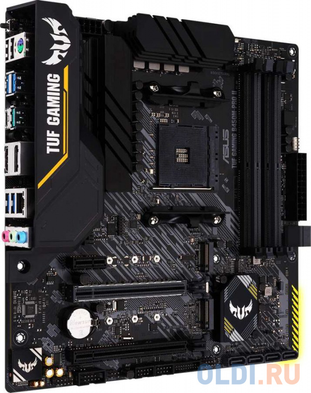 Материнская плата ASUS TUF GAMING B450M-PRO II Socket AM4 AMD B450 4xDDR4 2xPCI-E 16x 1xPCI-E 1x 4 mATX Retail фото