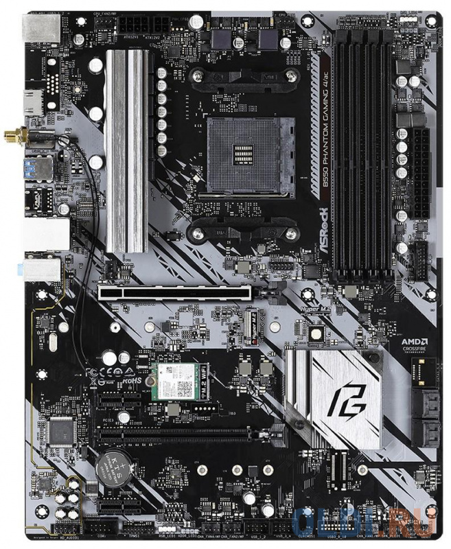 

Материнская плата ASRock B550 PHANTOM GAMING 4/AC Socket AM4 AMD B550 4xDDR4 2xPCI-E 16x — 2xPCI-E 1x 4 ATX Retail
