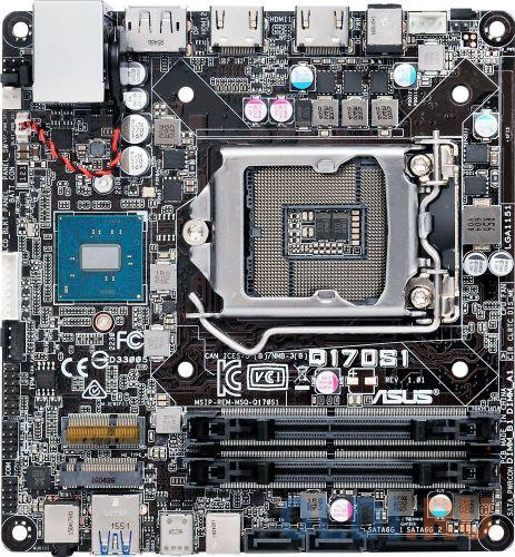 

Материнская плата ASUS Q170S1/CSM Socket 1151 Q170 2xDDR4 2 mini-STX Retail