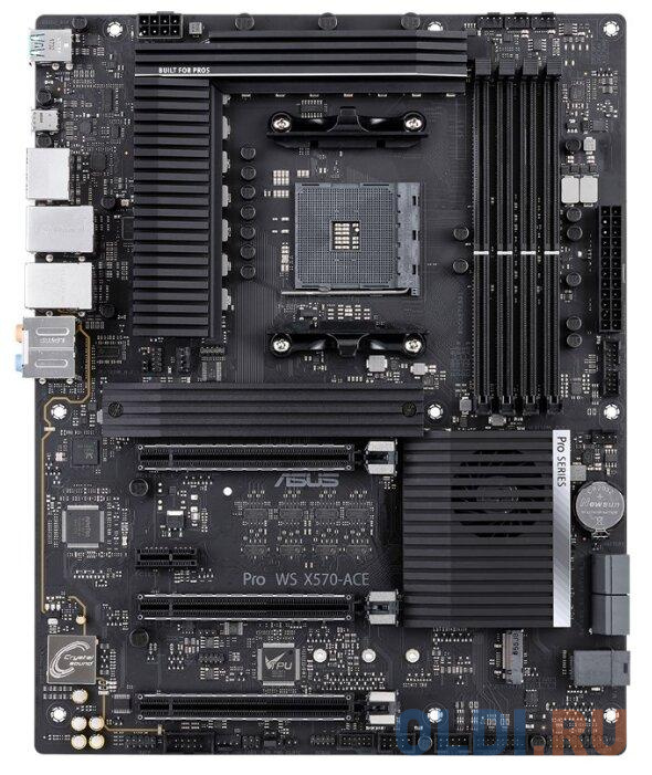 Материнская плата ASUS PRO WS X570-ACE Socket AM4 AMD X570 4xDDR4 3xPCI-E 16x 1xPCI-E 1x 4 ATX Retail