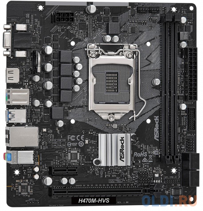 Материнская плата ASRock H470M-HVS фото