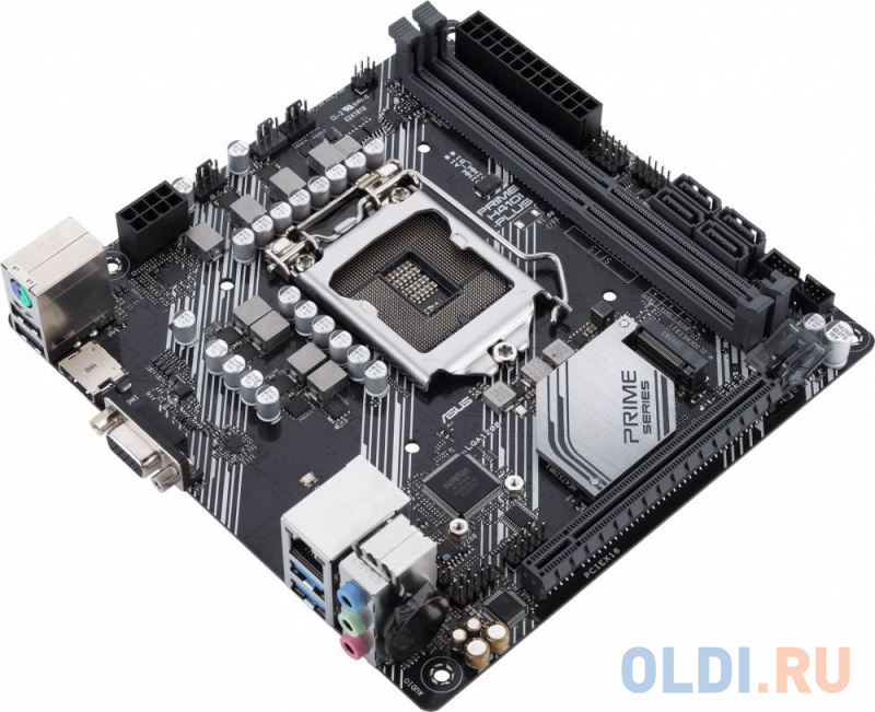 Материнская плата ASUS PRIME H410I-PLUS/CSM Socket 1200 H410 2xDDR4 1xPCI-E 16x mATX Retail фото