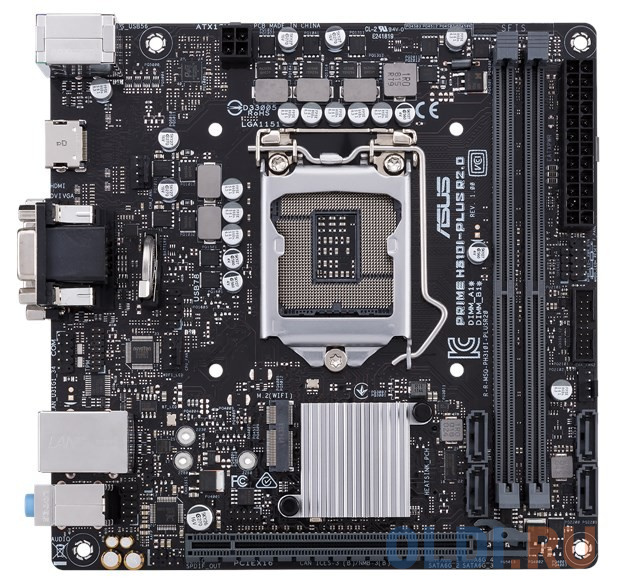 

Материнская плата ASUS PRIME H310I-PLUS R2.0/CSM Socket 1151 v2 H310 2xDDR4 1xPCI-E 16x 4 mini-ITX Retail