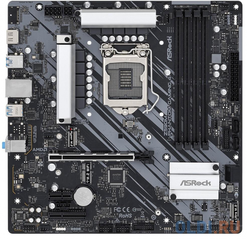 

Материнская плата ASRock Z590M PHANTOM GAMING 4 Socket 1200 Z590 4xDDR4 1xPCI-E 16x 1xPCI-E 1x 1xPCI-E 4x 4 mATX Retail
