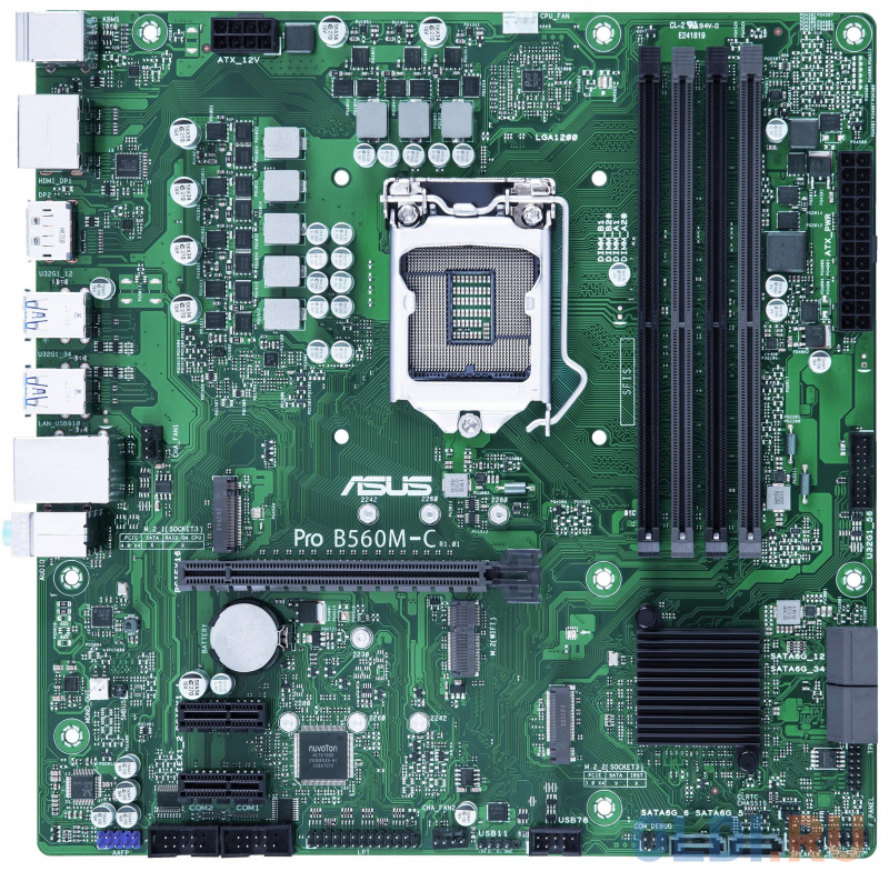 

Материнская плата ASUS PRO B560M-C/CSM Socket 1200 B560 4xDDR4 1xPCI-E 16x 2xPCI-E 1x 6 mATX Retail