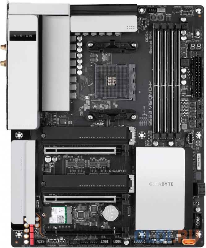 

Материнская плата AMD B550 SAM4 ATX B550 VISION D-P 1.1 GIGABYTE