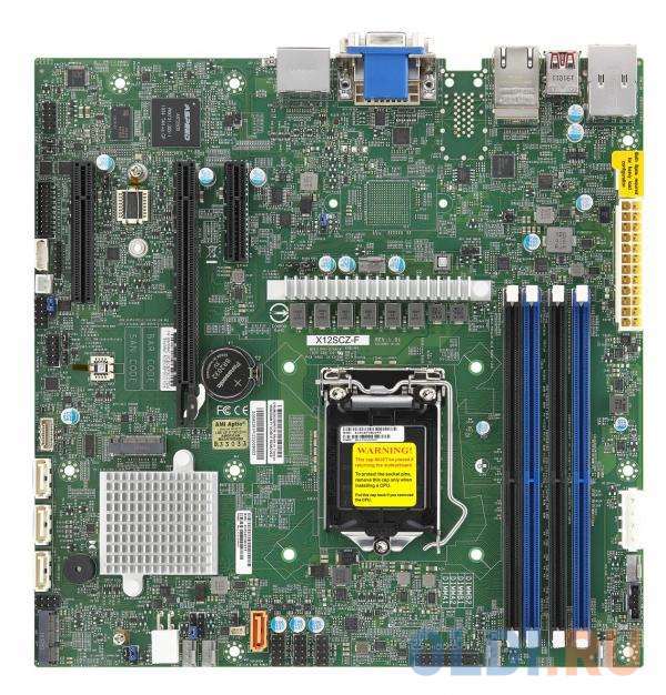 

Материнская плата Supermicro MBD-X12SCZ-F-O Socket 1200 W480 4xDDR4 1xPCI-E 16x 2xPCI-E 4x 4 mATX Retail